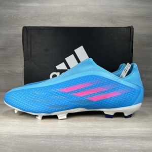 Adidas X Speedflow.3 LL FG Blue Soccer Cleats GW7494 Mens
